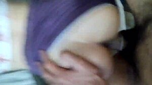 Met a naughty girl in the square and took her home for fun