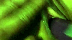 Latina girlfriend reaches squirting orgasm using big dildo