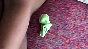 The big booty black slut craves the monster black cock in her ass