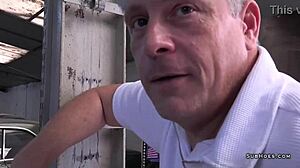 charlie rae blows cock then gets doggy fucked with spanking and hair pulling