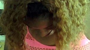 Innocent ebony teen in Philly subtly sucks white cock with suggestive glances