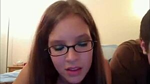 Amateur doggy style fuck on webcam