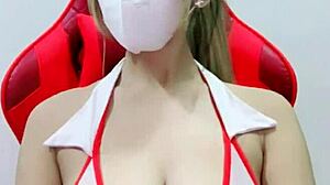 리사 아마추어 2부 큰 가슴 뽐내기