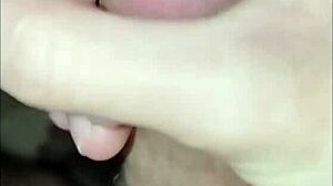 Young 18+ Amateur Masturbates Cock in Homemade Video!