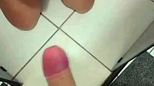 Amateur shoots cum on prostitute's face