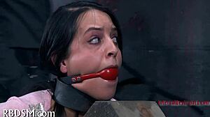 Whipping a Bound Playgirl into Naked Orgasmic Submission