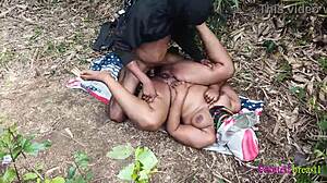 Fat African Ass Pounded Hard in Village Bush