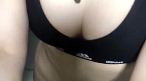 I convinced my Colombian gym friend Estefani to come home, turns out she's a wild slut