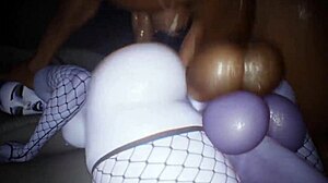 扶她合集3，狂野动作场面