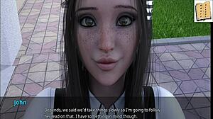 Rachael displays big tits and ass in swimsuit