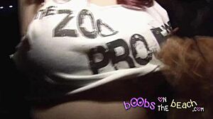 Party girls say, 'Watch us shake our asses at the nightclub!'