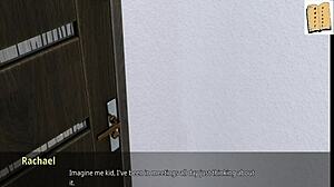 Rachael displays big tits and ass in swimsuit