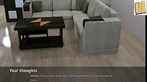 Rachael displays big tits and ass in swimsuit