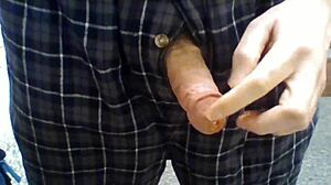 Open fly penis play! Watch this!