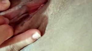 Intensely showing off tits before powerful orgasm.