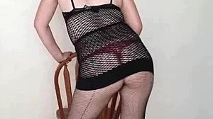 Latina Undresses In Lingerie For Striptease In California