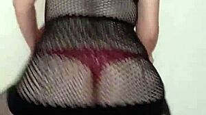 Latina Undresses In Lingerie For Striptease In California