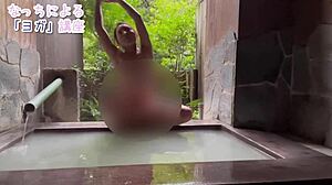 Acrobatic Performances In A Relaxing Hot Spring Setting