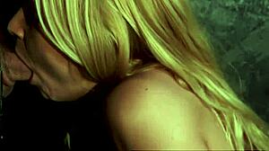 Sexy Blonde Sarah Swallows A Big Cock In A Glory Hole