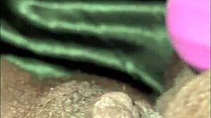 milaj narrates her experience testing a new wand vibrator on her bbw body in close-up pov