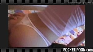 Carmen shakes her ass in your face while masturbating