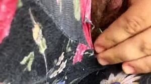 Teasing tight pussy until it squirts hard