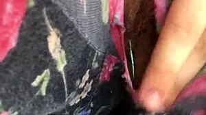 Teasing tight pussy until it squirts hard