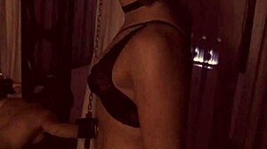 obedient submissive suffers and cums under dominatrix venusss and marsha love's hand 😈 my first domme experience