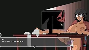 In Spooky Milk Life, she masturbates publicly at the gym