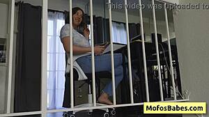 khloe kingsley rides huge white cock and sucks it deep