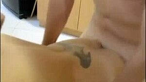 fucking in the kitchen with cumshot!