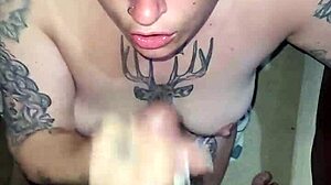 Latina Slut Deepthroats And Gets Cum Facial