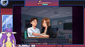 Summertime Saga Part 12: College Adventures with Goth Teacher Cosplay