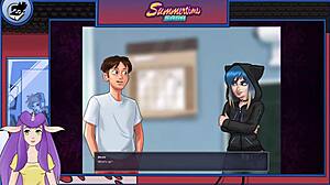 Summertime Saga Part 12: College Adventures with Goth Teacher Cosplay