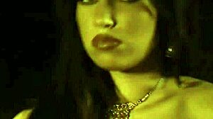 indian brunette seductress rips clothes while dancing and teasing nude