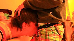 my boyfriend bound for strapon fun