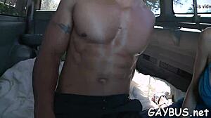 satisfying blow job with a gay cock sucking bareback