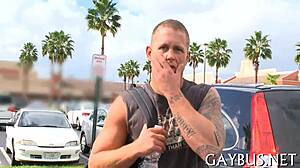 Intense homosexual sex between sexy men