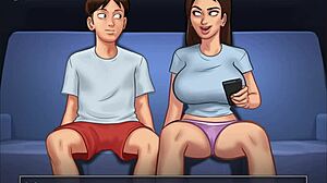 Summertime Saga 212 Big Tits Game Cowgirl Riding!