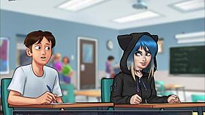 Summertime Saga 212 Big Tits Game Cowgirl Riding!