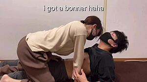 Japanese Teen Attacks Hot Guy With Nipple Play And Raw Riding Action! Watch Her Dominate With Blowjob And Creampie.