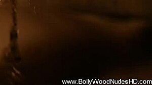 indian brunette seductress rips clothes while dancing and teasing nude