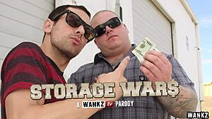 What’s behind this wild Storage Wars parody scene?