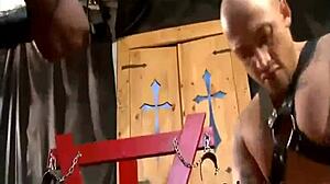 interracial bareback threeway with kinky studs, ready for bdsm gay action? join us!