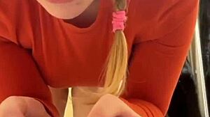 I’m Obsessed with Extreme Public Fingering and Vibrator Play on My Shaved Teen Pussy.