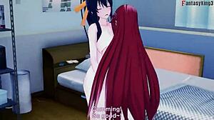 Rias Gremory and Akeno THREESOME HS DXD NTR Madness 4