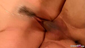 Cute Japanese Teen Gets Creampie in Wild Gangbang