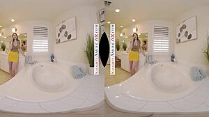 Alyx Star Craves Cock in Naughty America Bathtub Scene