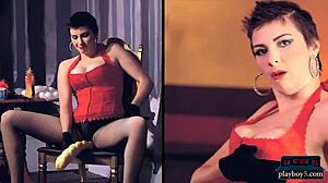 Femdom fetish comedy show with 50 shades of improvising