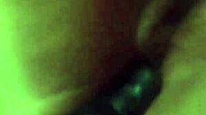 Husband captures his wife's intense squirting masturbation session